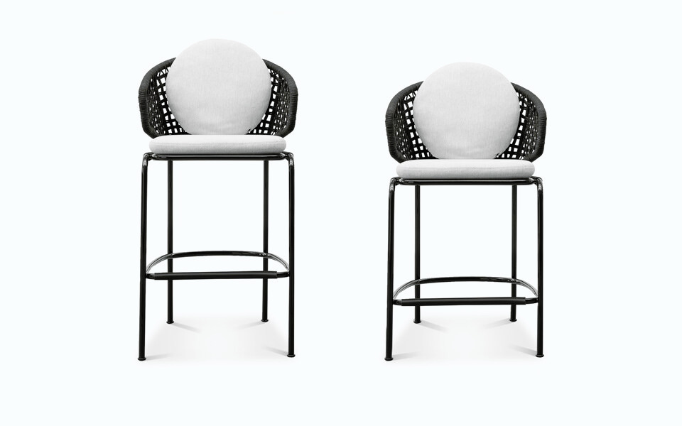 Aston "cord" outdoor stool