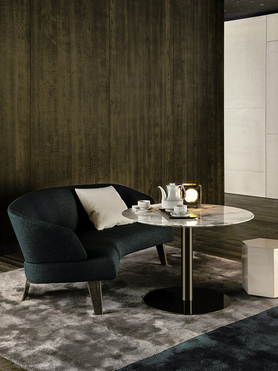 Bellagio Lounge Bronze Table by Minotti, view 2