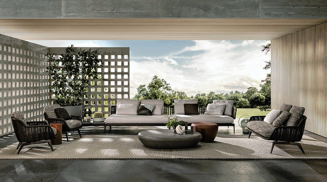 Belt Cord Outdoor Armchair