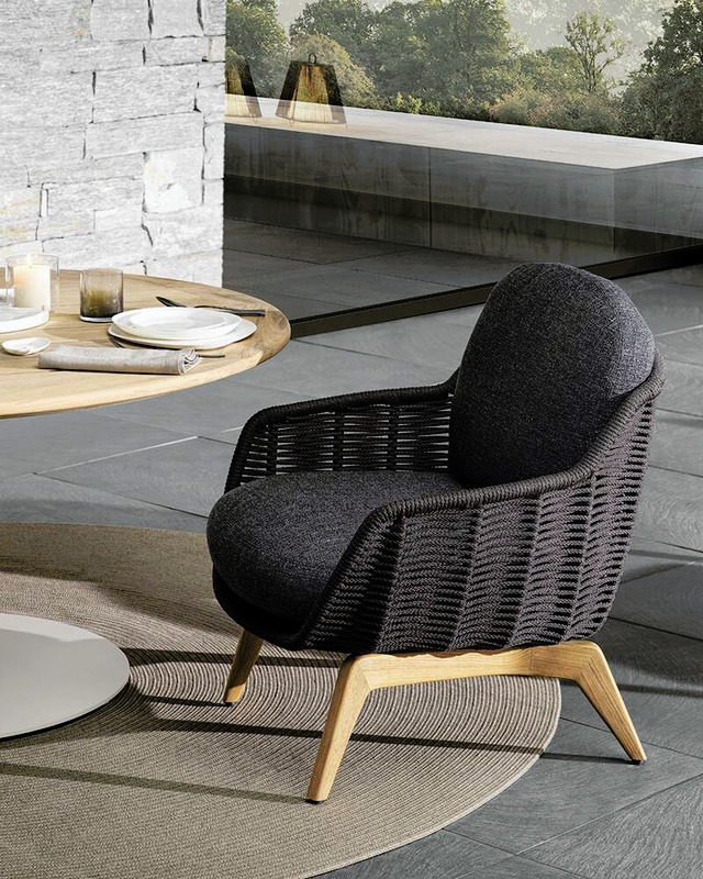 Belt Cord Outdoor Armchair, view 6