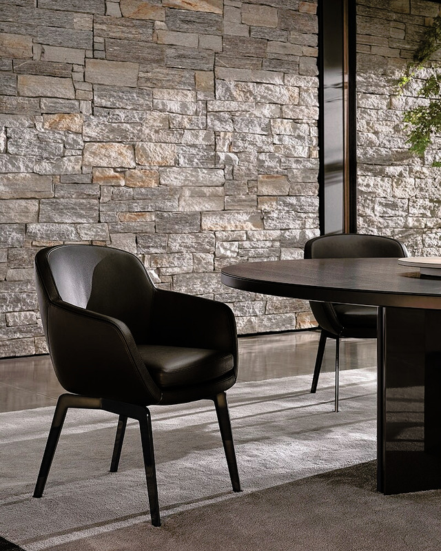 Belt Dining Chair by Minotti