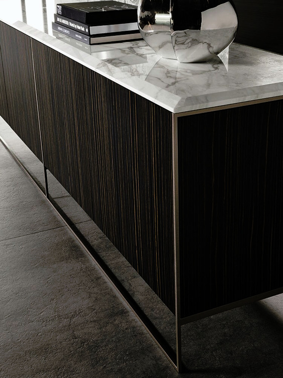 Calder Bronze Console by Minotti, view 6