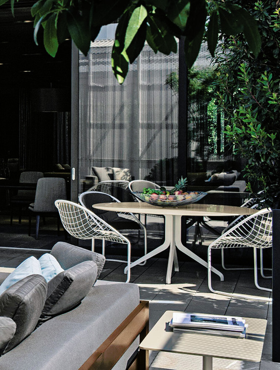 Claydon Outdoor Dining Table, view 2
