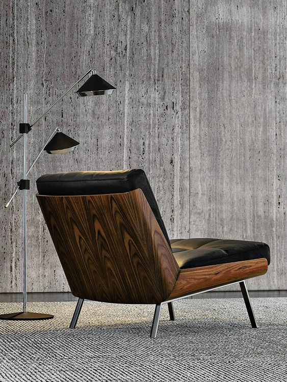 Daiki Armchair by Minotti, view 8