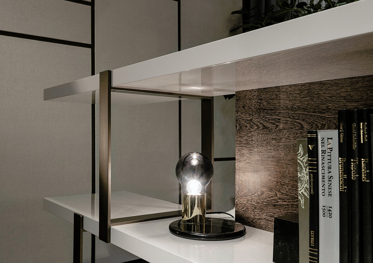 Dalton Bronze Shelving Unit, view 2