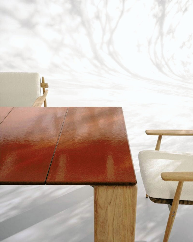 Drake Outdoor Dining Table, view 6