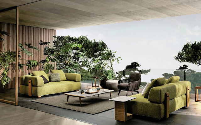 Florida Modular Outdoor Sofa by Minotti