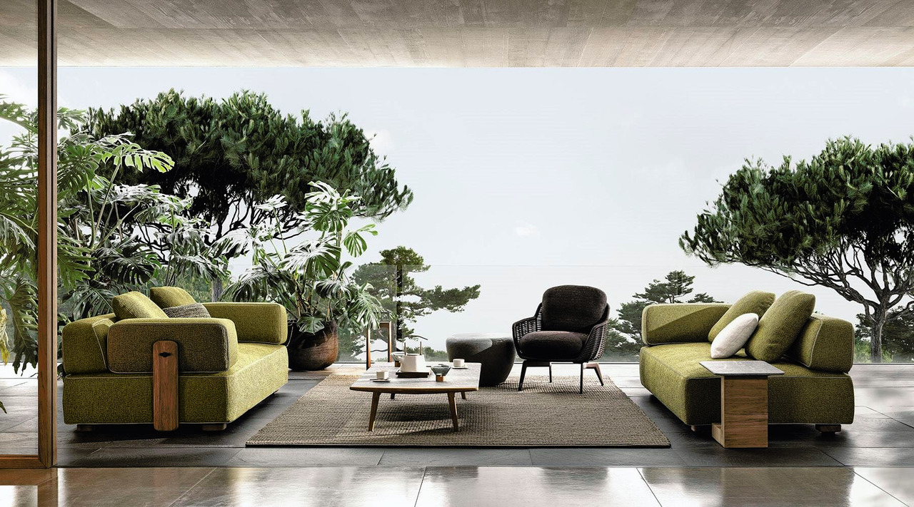 Florida Modular Outdoor Sofa by Minotti, view 3