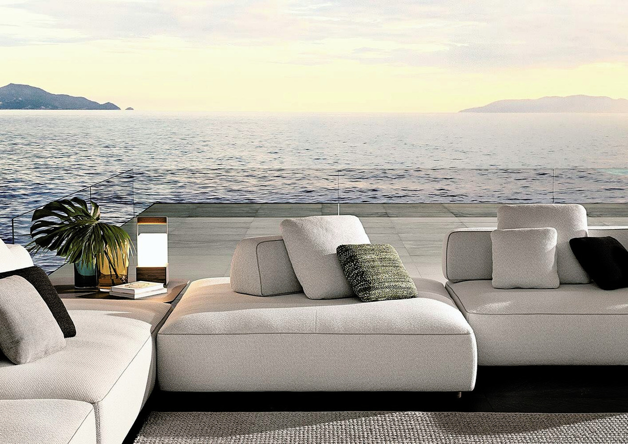 Florida Modular Outdoor Sofa by Minotti, view 7