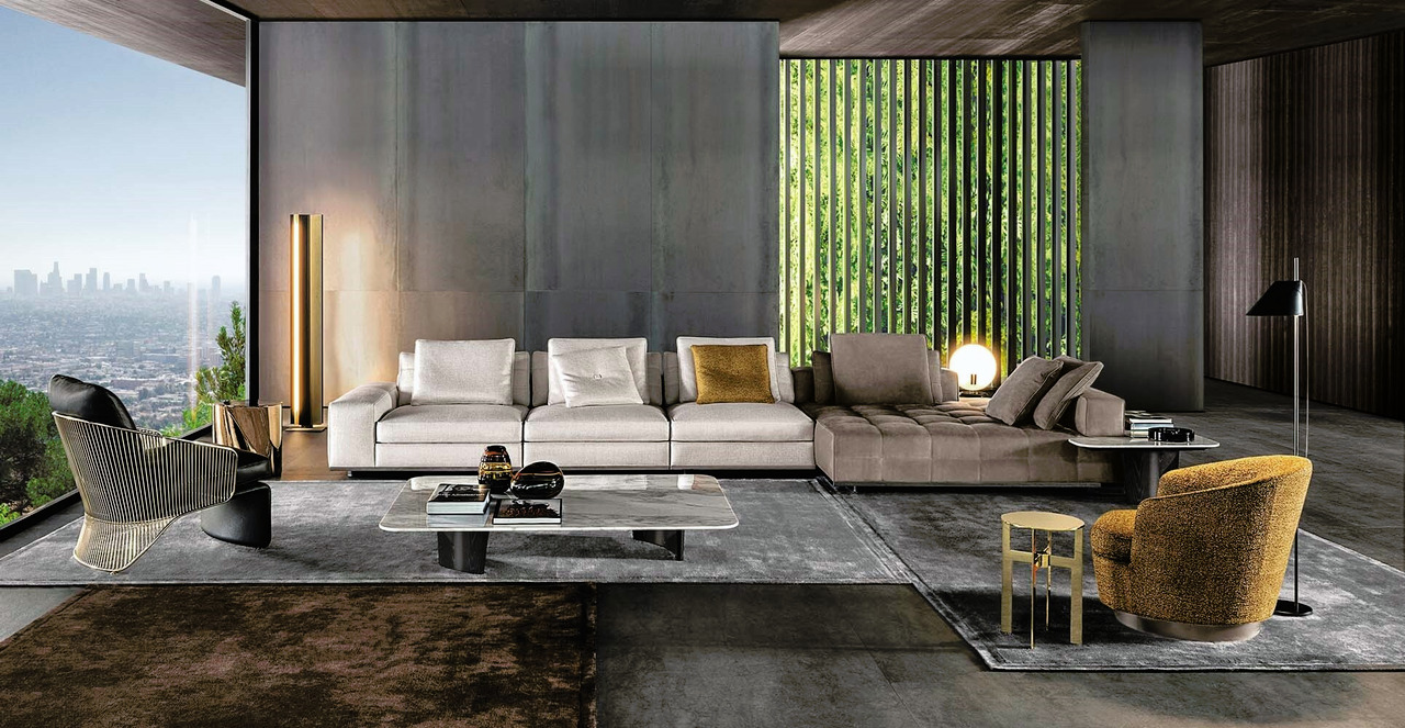 Lawrence Modular Sofa by Minotti
