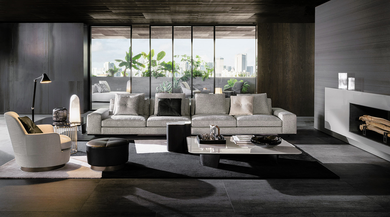 Lawrence Modular Sofa by Minotti, view 6