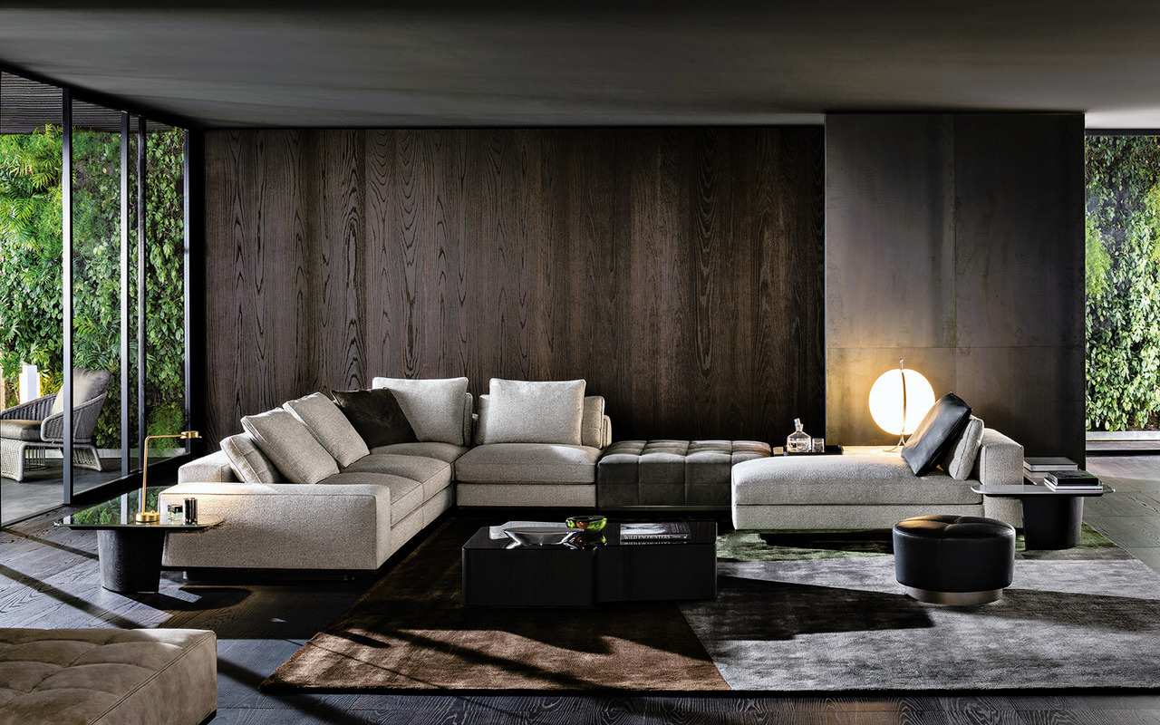 Lawrence Modular Sofa by Minotti, view 8