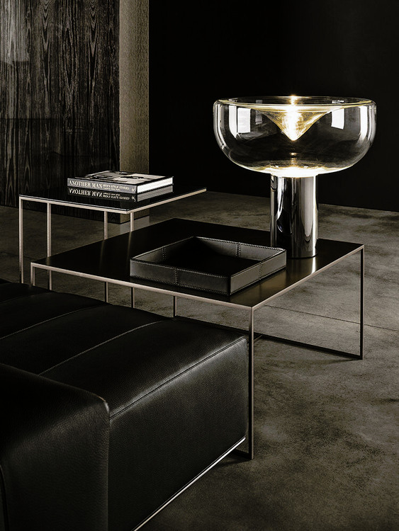 Leger "bronze" side table, view 2