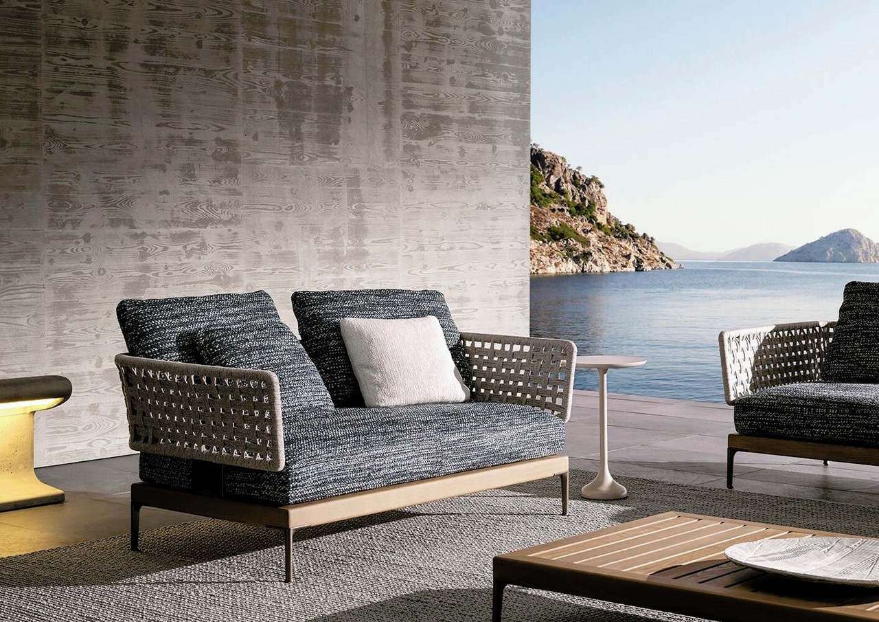 Patio Teak Modular Sofa, view 6