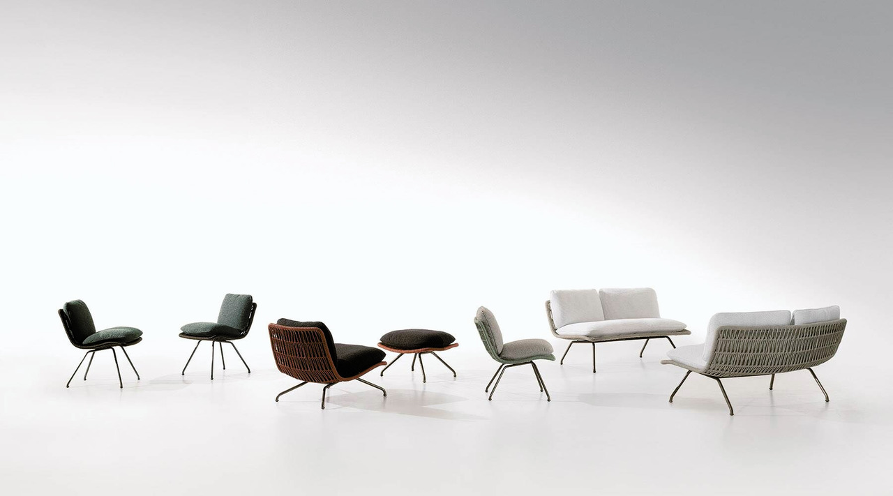Pattie "Cord" Outdoor Armchair, view 4