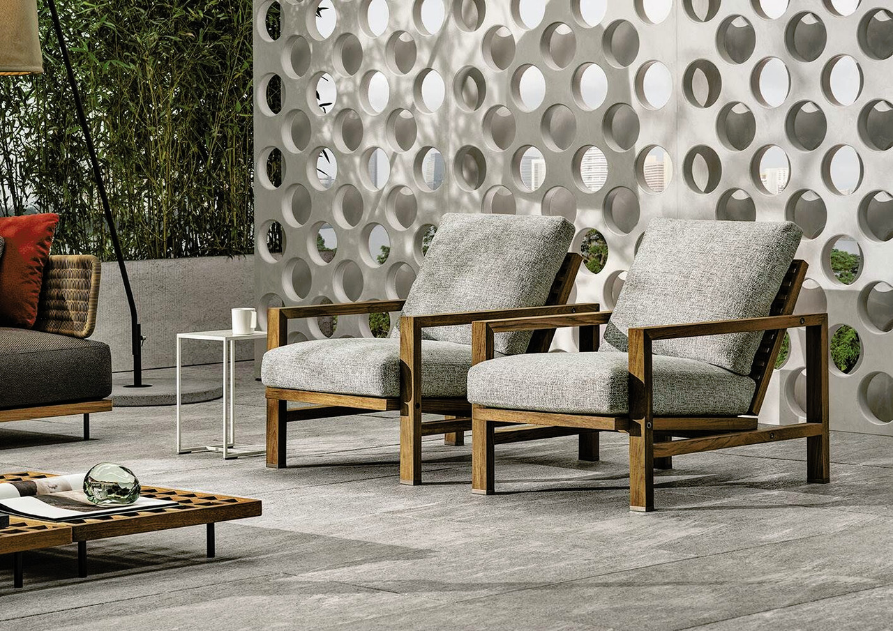 Quadrado Outdoor Armchair, view 2