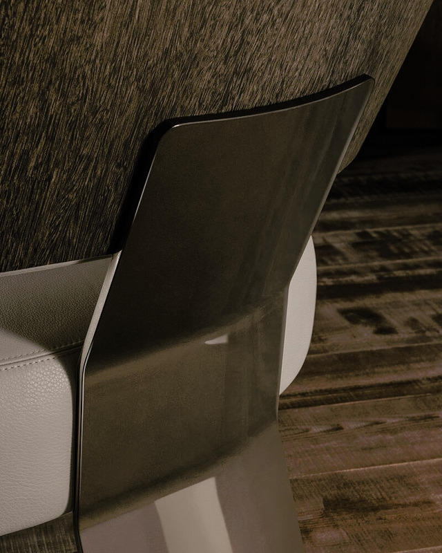 Reeves Wood Armchair by Minotti, view 2