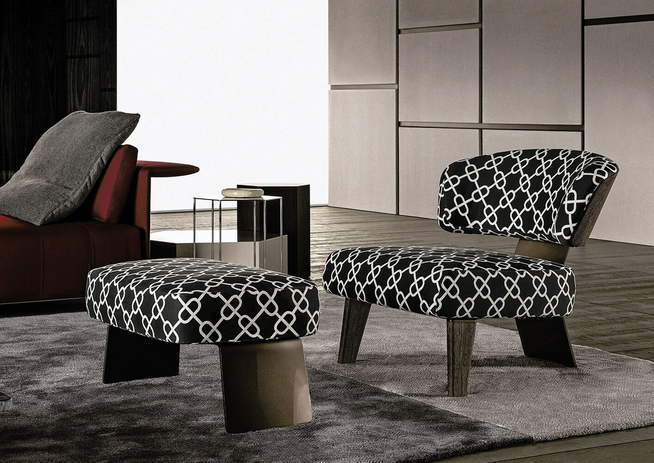 Reeves Wood Armchair by Minotti, view 6