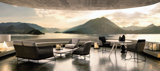 Rivera Little Armchair by Minotti