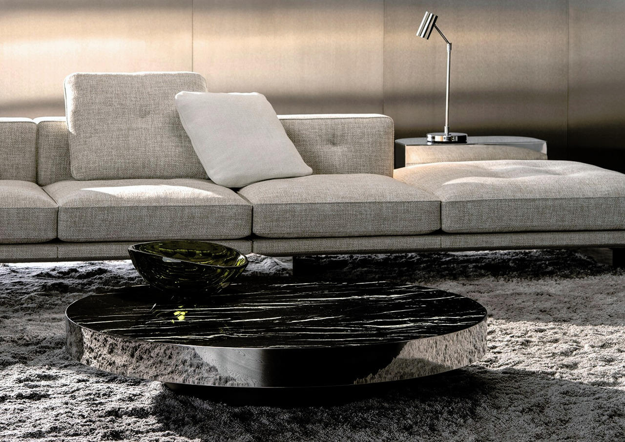 Solid Steel Coffee Table
