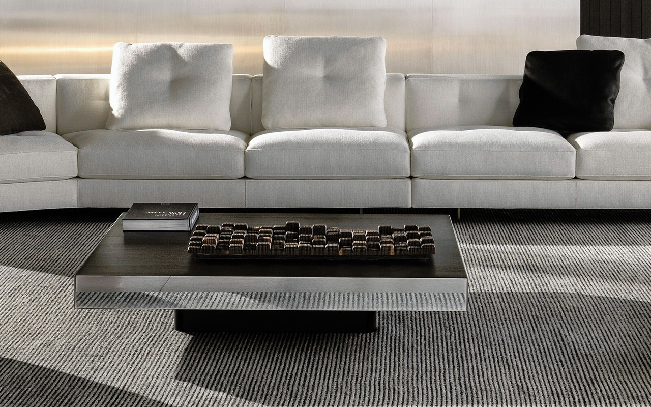 Solid Steel Coffee Table, view 2