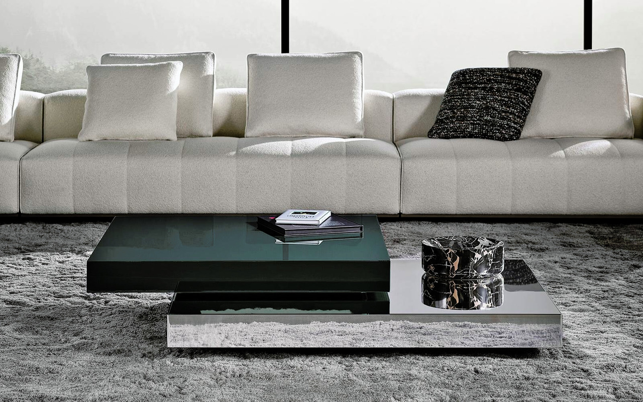 Solid Steel Coffee Table, view 4