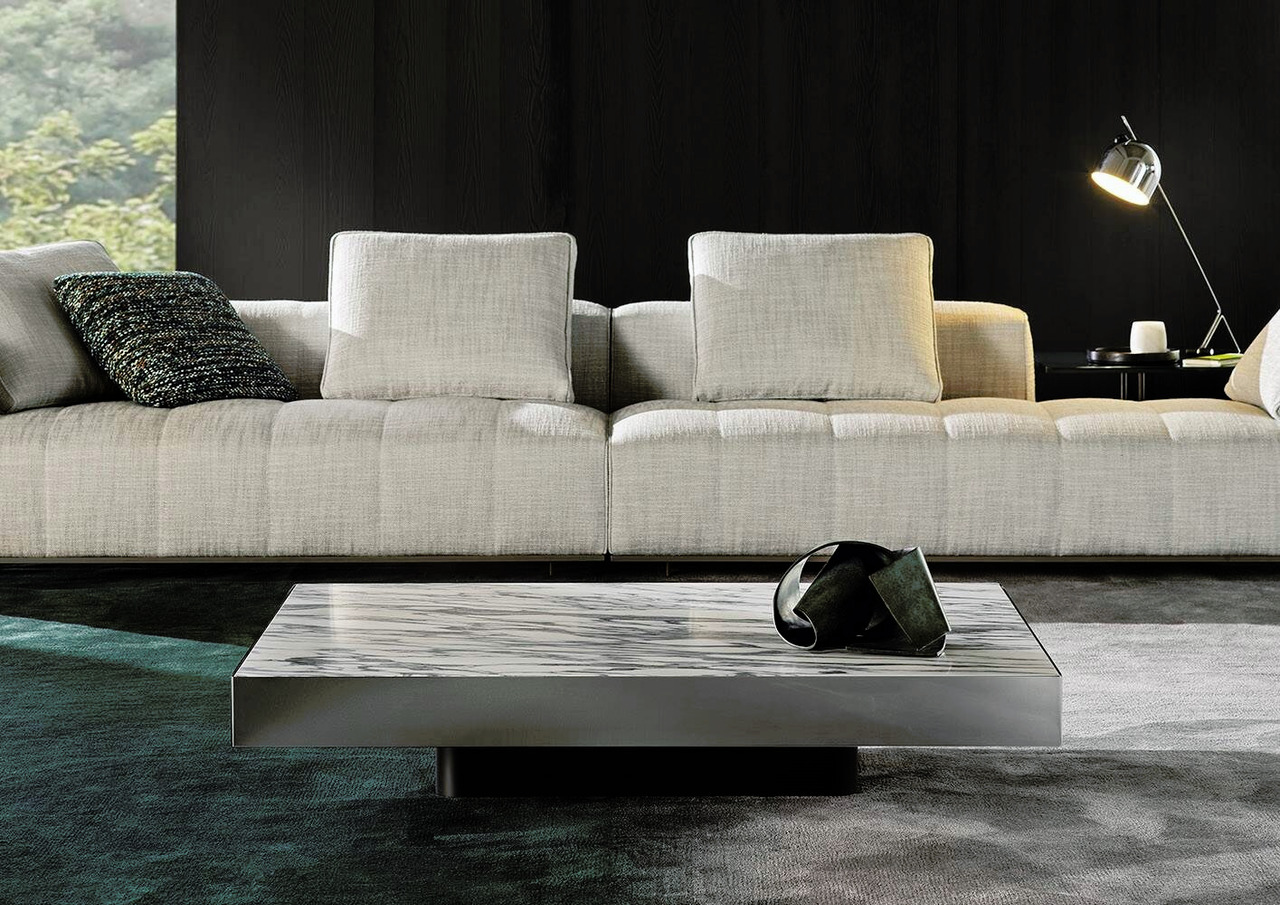 Solid Steel Coffee Table, view 6
