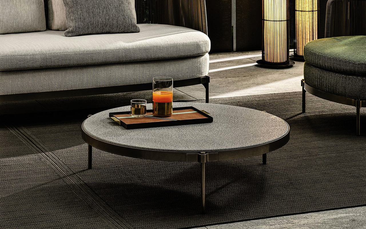 Tape Outdoor Side Table by Minotti, view 3