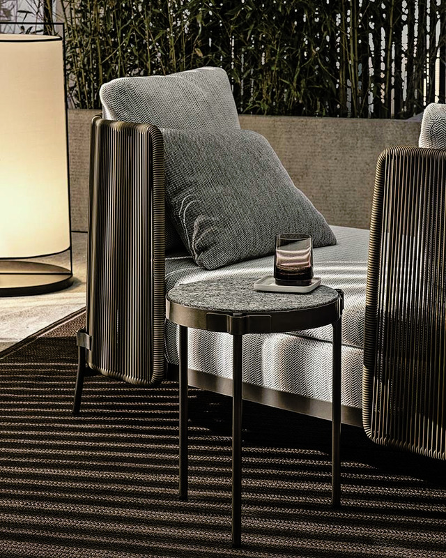 Tape Outdoor Side Table by Minotti, view 4