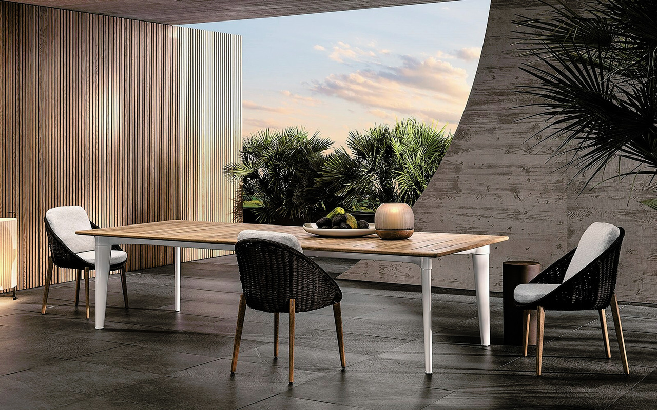Terrace Outdoor Dining Table, view 4