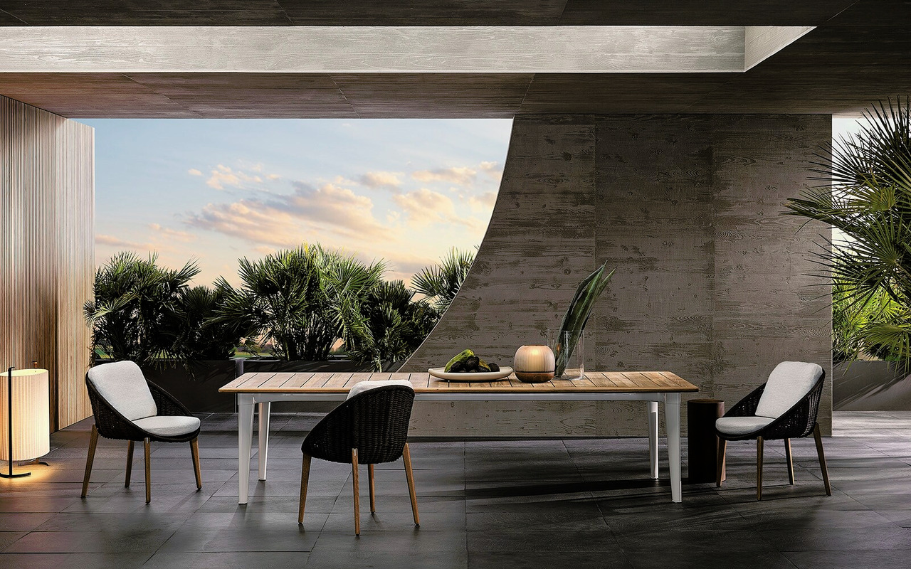 Terrace Outdoor Dining Table, view 5