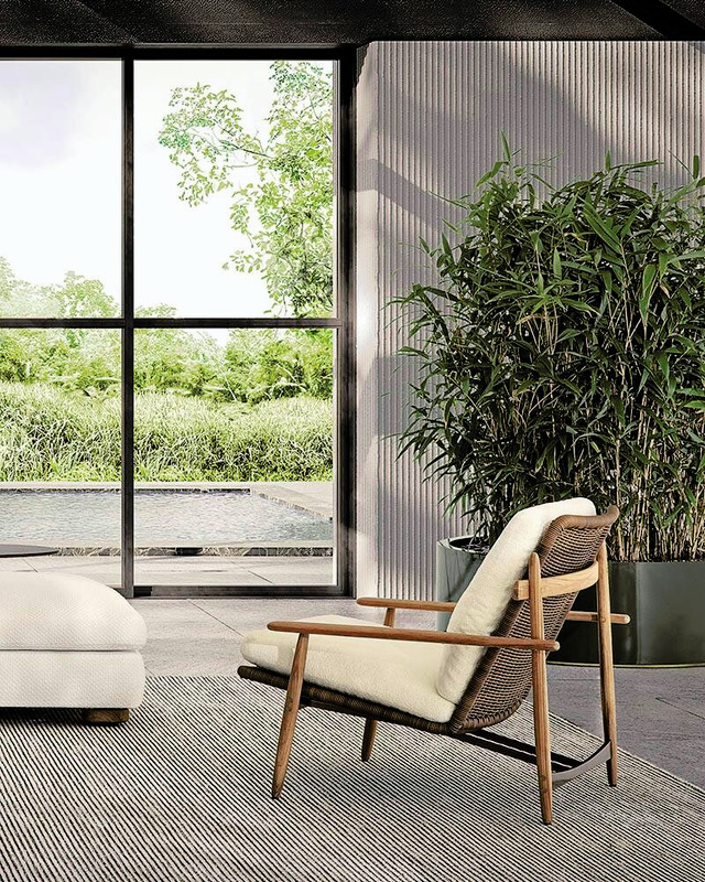 Trio Outdoor Armchair, view 5