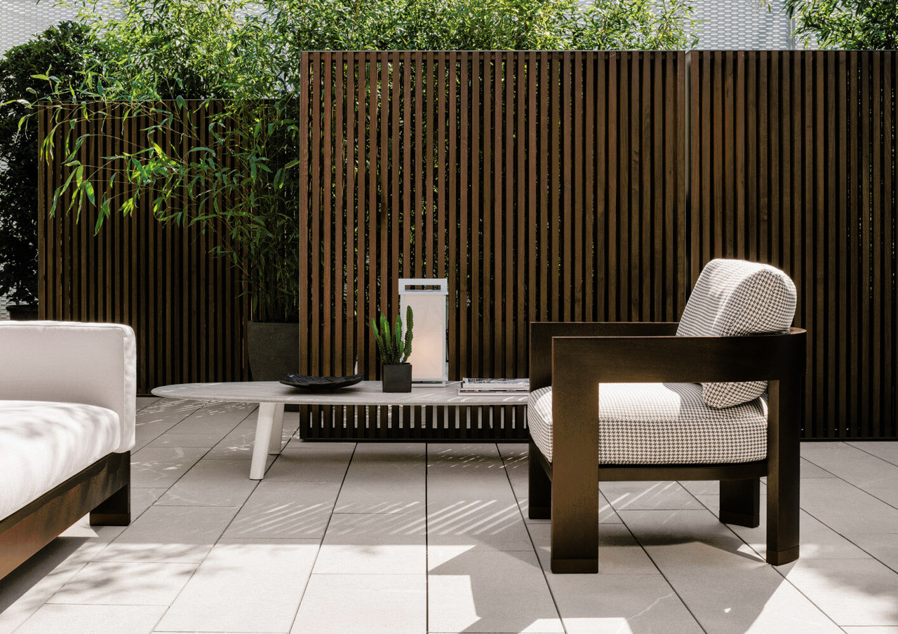 Warhol "Dark Brown" Outdoor Armchair