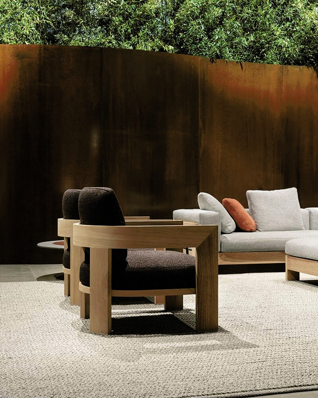 Warhol Iroko Nature Outdoor Armchair