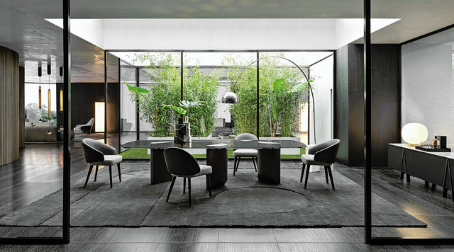 Wedge Dining Table by Minotti