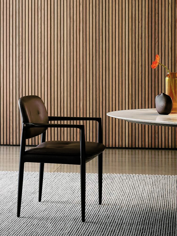 Yoko Designer Armchair by Minotti, view 11