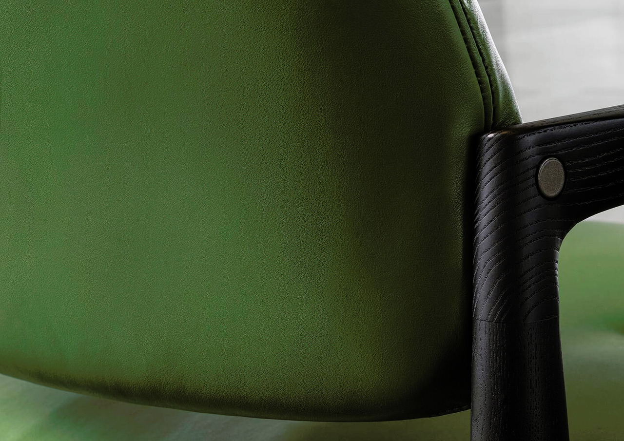Yoko Designer Armchair by Minotti, view 6