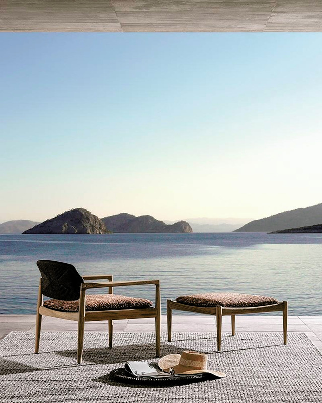 Yoko Cord Outdoor Armchair, view 2