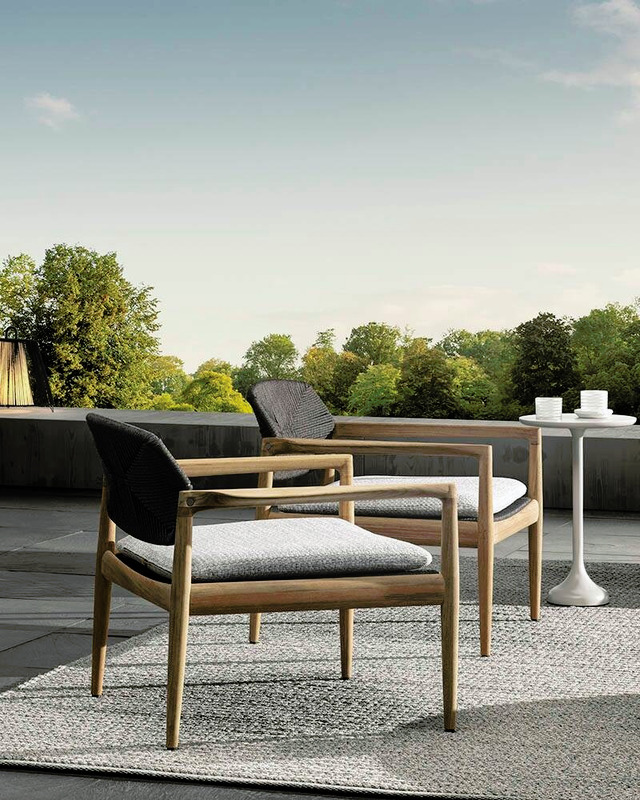 Yoko Cord Outdoor Armchair, view 5