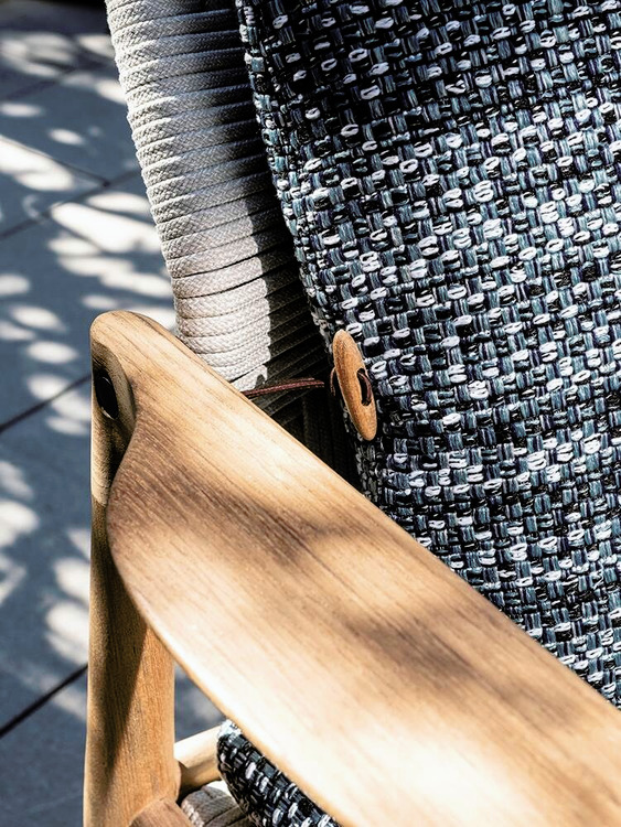 Yoko Cord Outdoor Armchair, view 6