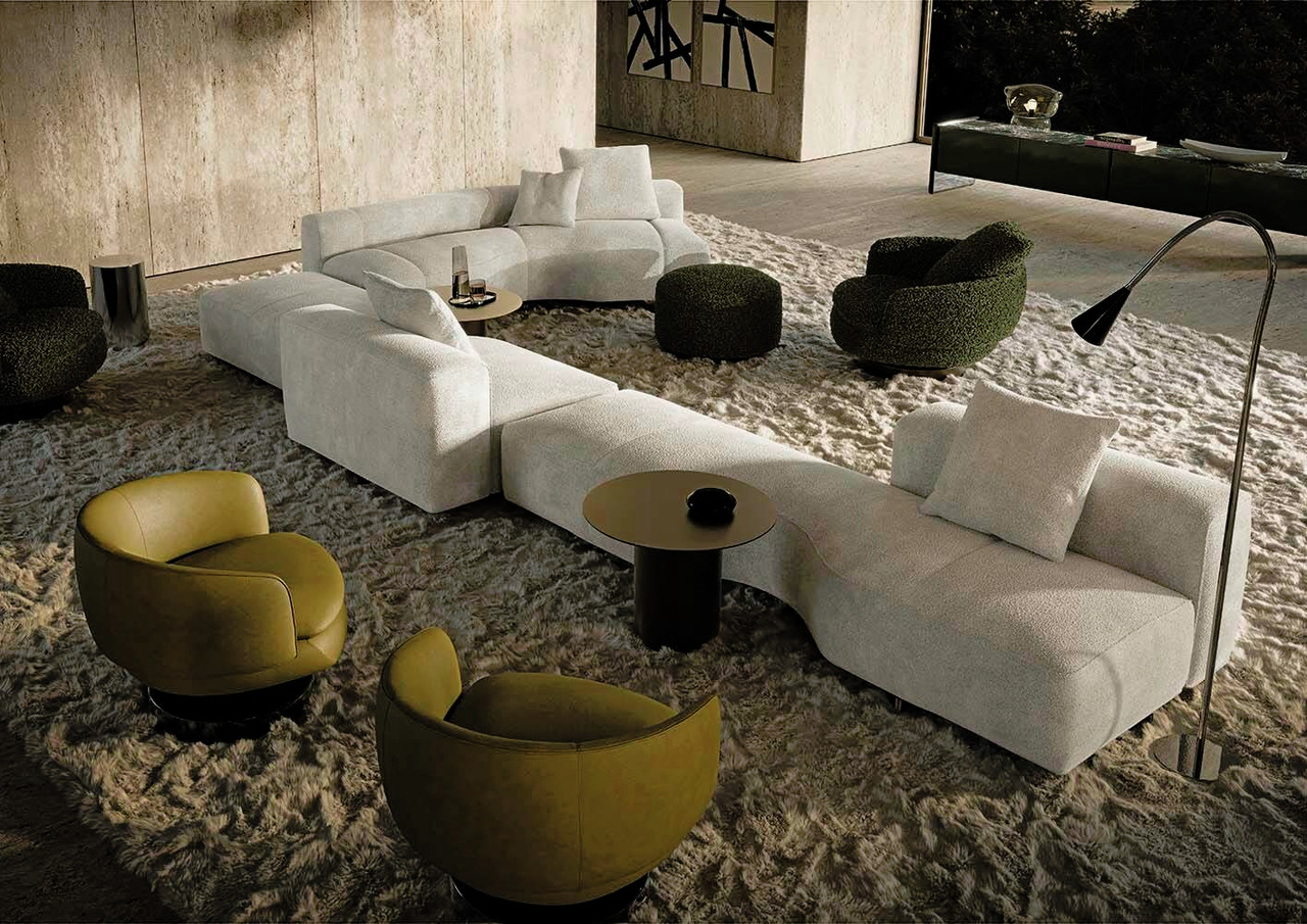 Yves Sofa by Minotti, view 10
