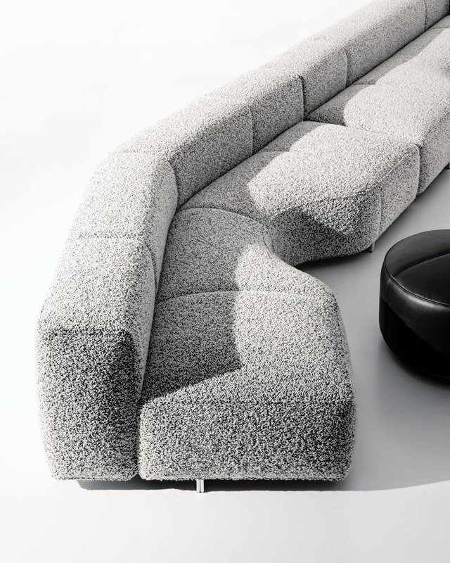 Yves Sofa by Minotti, view 2