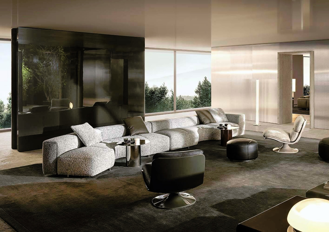 Yves Sofa by Minotti, view 4