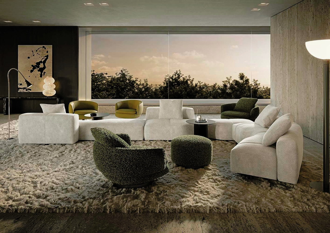 Yves Sofa by Minotti, view 9