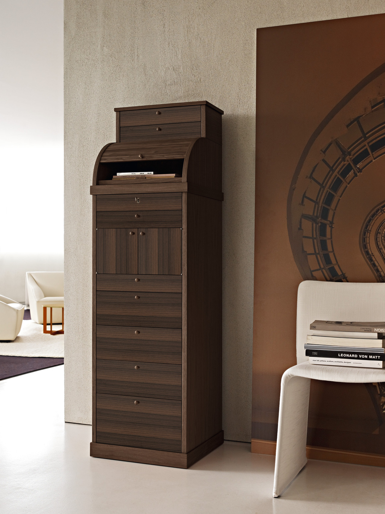 Molteni&C Carteggio Cabinet, view 2