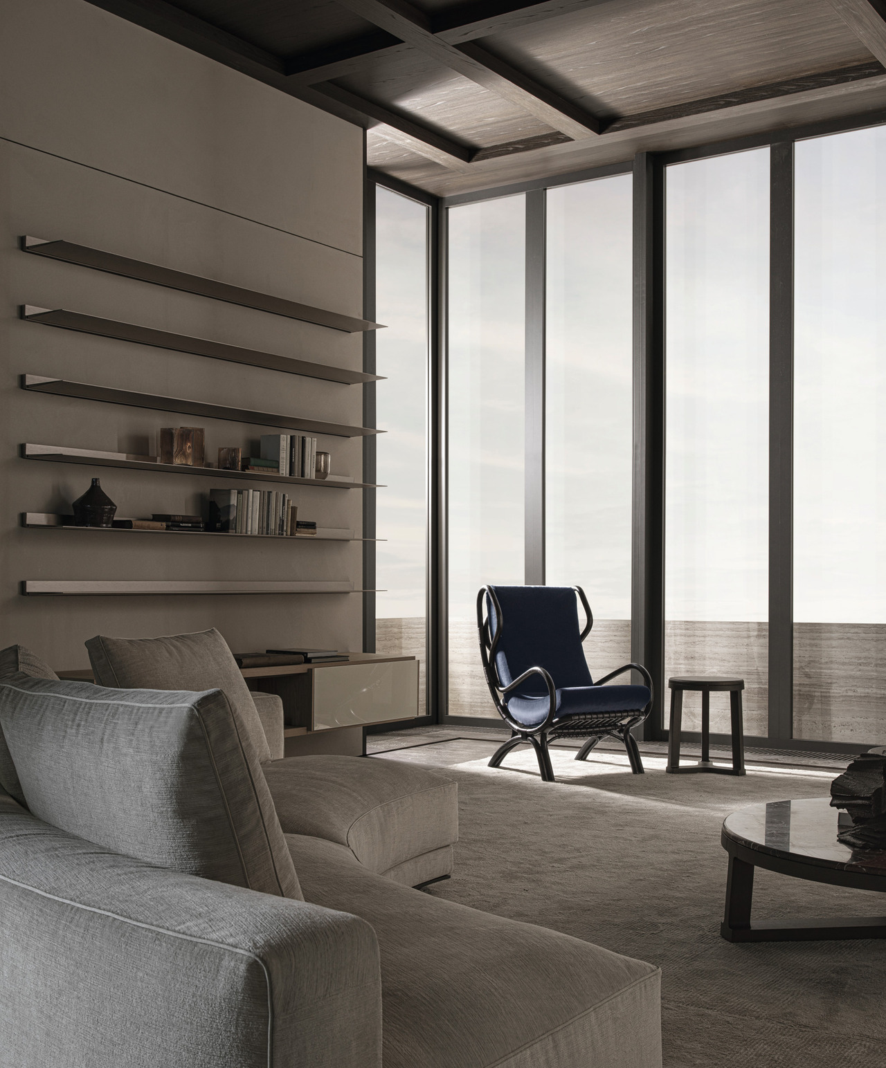 Molteni&C Continuum D.163.7 Armchair, view 3