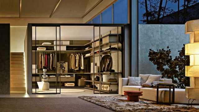 Molteni&C Dwell Walk-In Wardrobe System