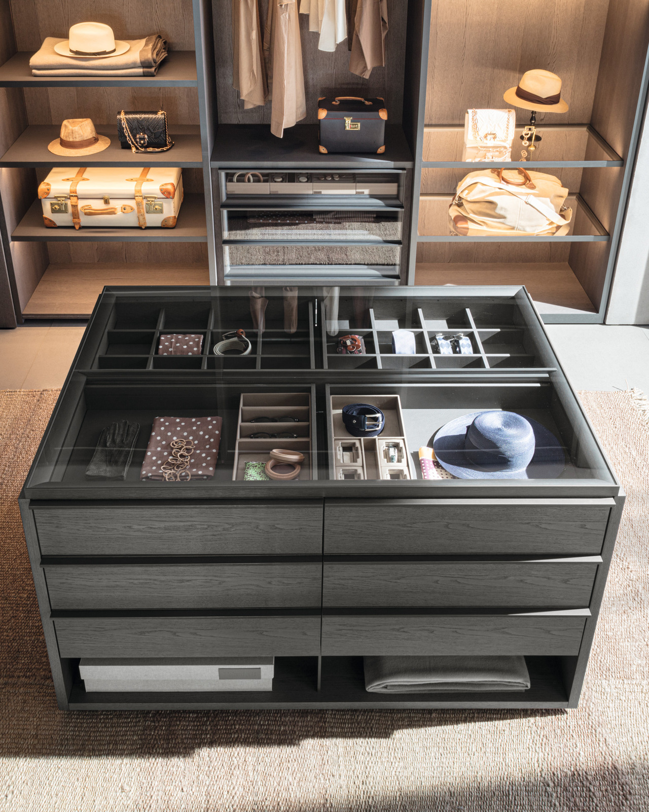 Molteni&C Gliss Master Island Wardrobe System, view 2