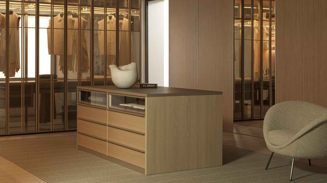 Molteni&C Gliss Master Modular Island Wardrobe System