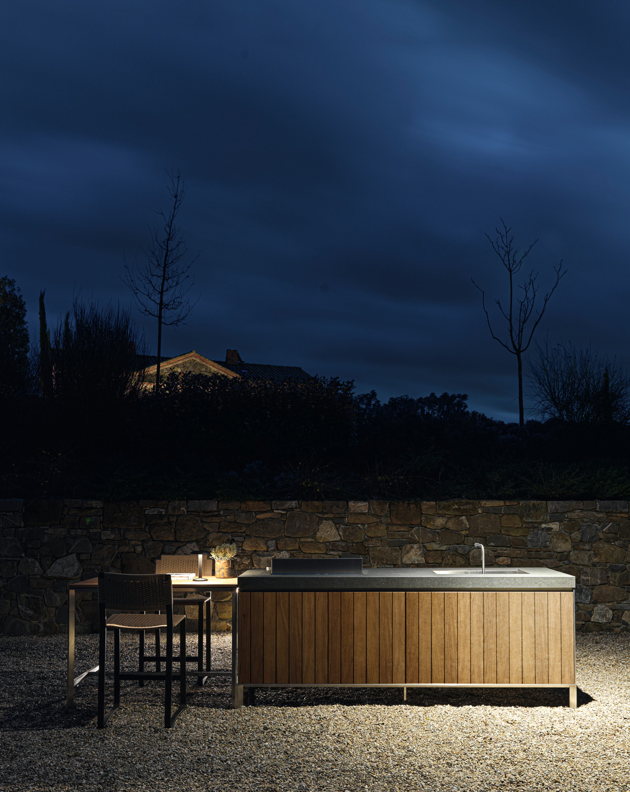 Molteni&C Green Point Outdoor Bar Stool, view 3